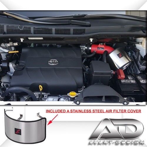 11-16 For Toyota Sienna SE V6 3.5L 3.5 AF Dynamic COLD AIR INTAKE RED