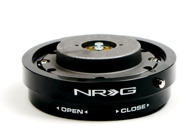 NRG Steering Wheel Quick Release Hub Short (Thin Version Black Finish)