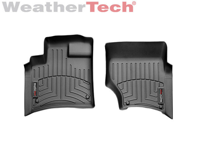 WeatherTech FloorLiner Floor Mats for Audi Q7 - 2007-2015 - 1st Row - Black