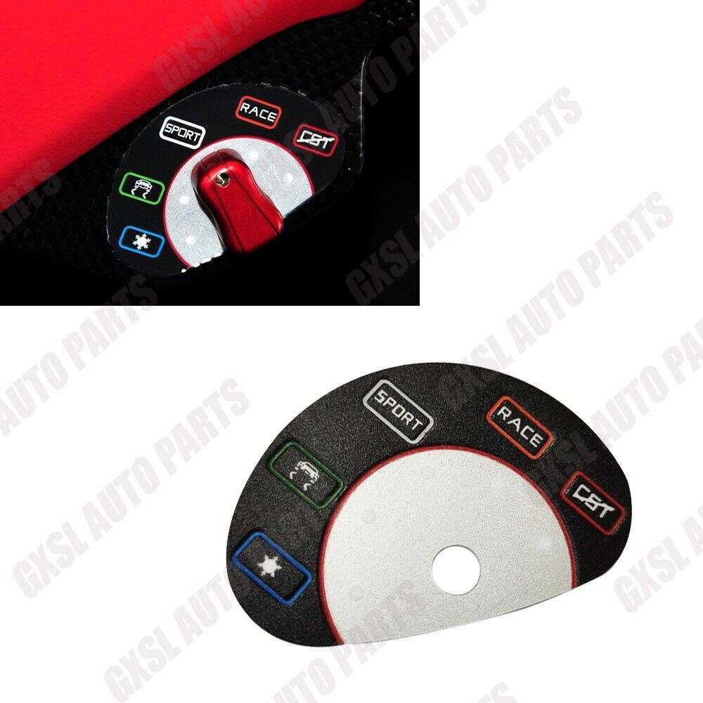 For Ferrari 430 599 Steering Control MANETTINO Switch Sticker