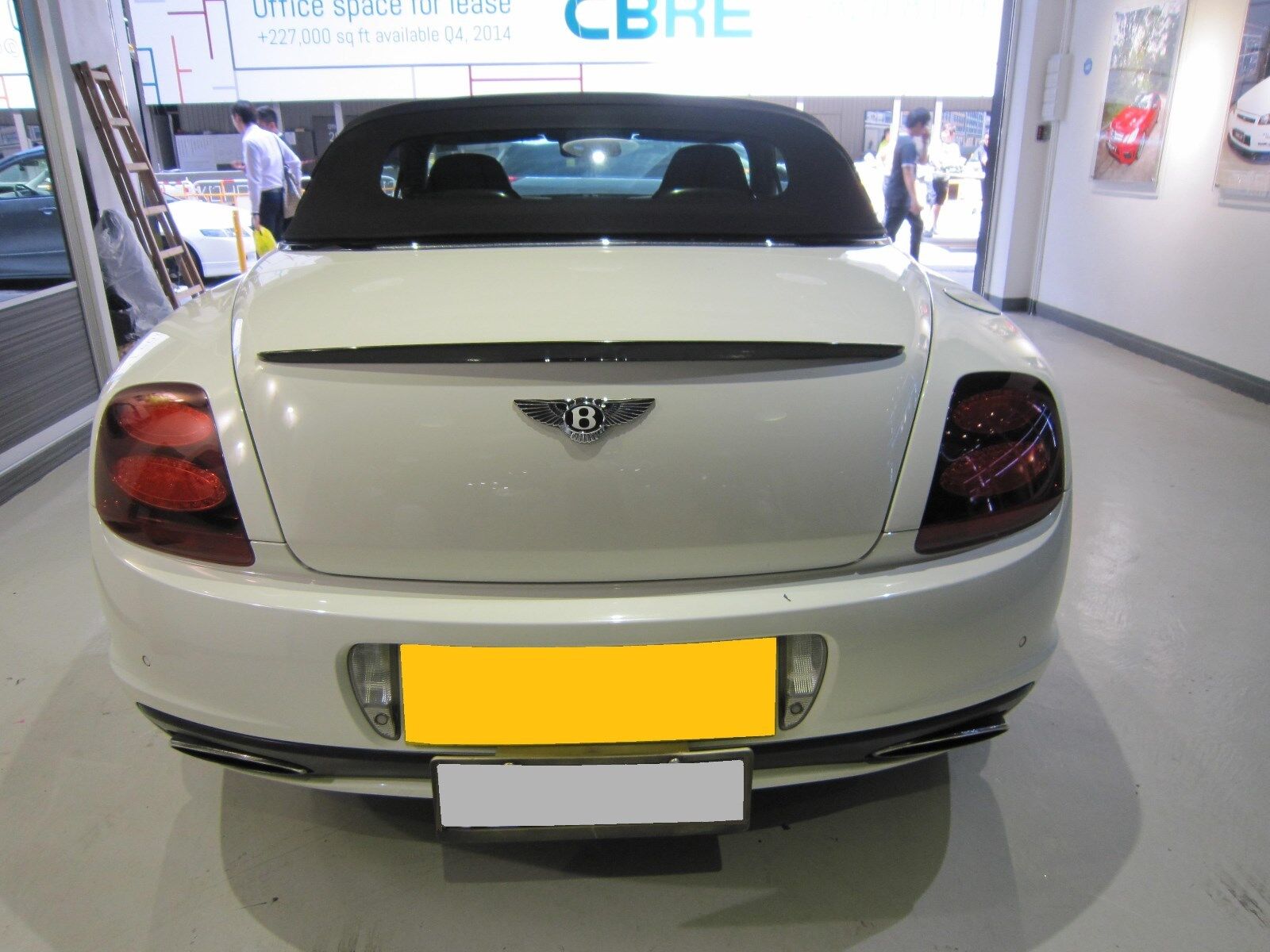 Carbon fiber trunk spoiler wing fit Bentley Continental Supersports Convertible