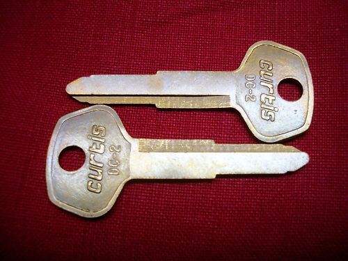 3 NORS Chevrolet Chevy Key Blanks, Curtis DC2, DC-2, Free US Ship
