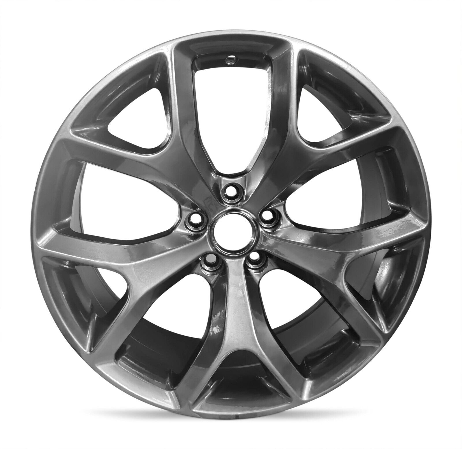 New Wheel For 2015-2018 Dodge Challenger 20 Inch Hyper Silver Alloy Rim