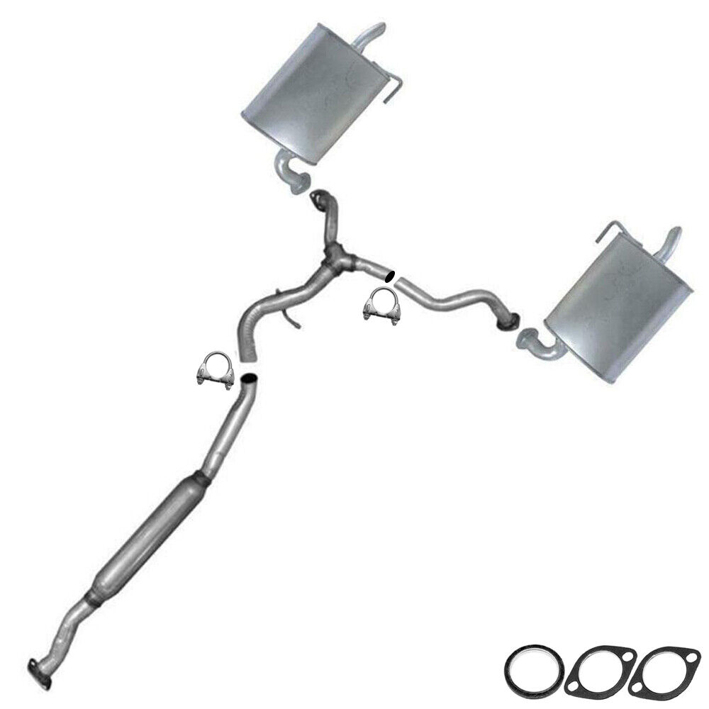 Resonator Pipe Muffler Exhaust System Kit Fits: 2005-2009 Subaru Outback 3.0L