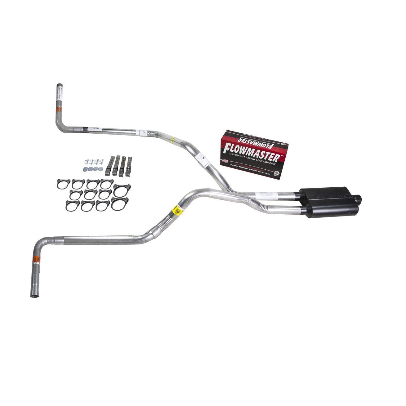 Tundra 00-07 dual exhaust 2.5 pipe Flowmaster Super 44  Side Exit