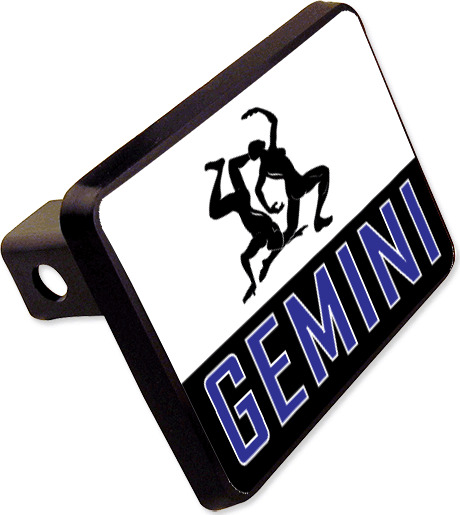 GEMINI Trailer Hitch Cover Plug Funny Zodiac Signs Novelty