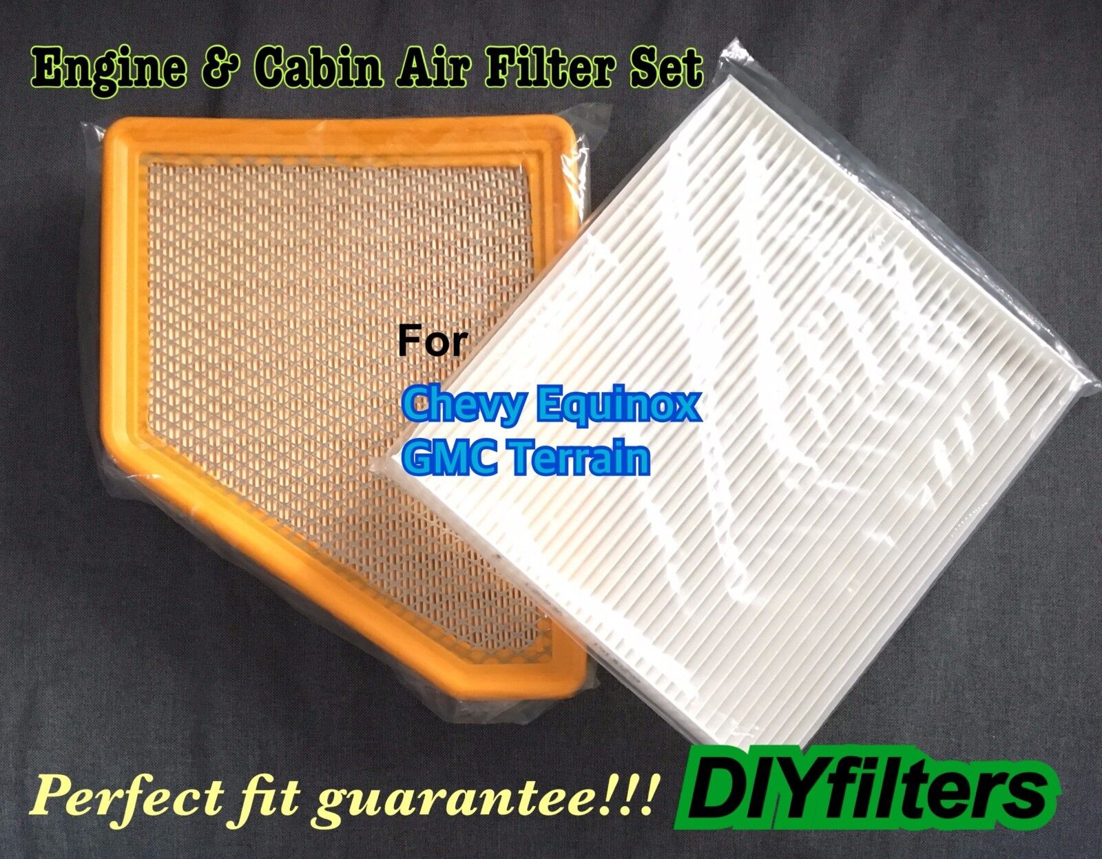 Engine&Cabin Air Filter AF6131 for Equinox 11-17 & 2011-2017 Terrain 6131 25836 