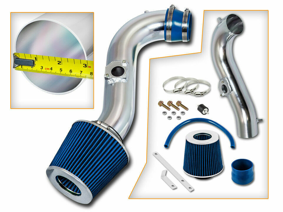 BCP BLUE 01-05 IS300 IS 300 3.0L L6 Short Ram Air Intake Induction Kit +Filter