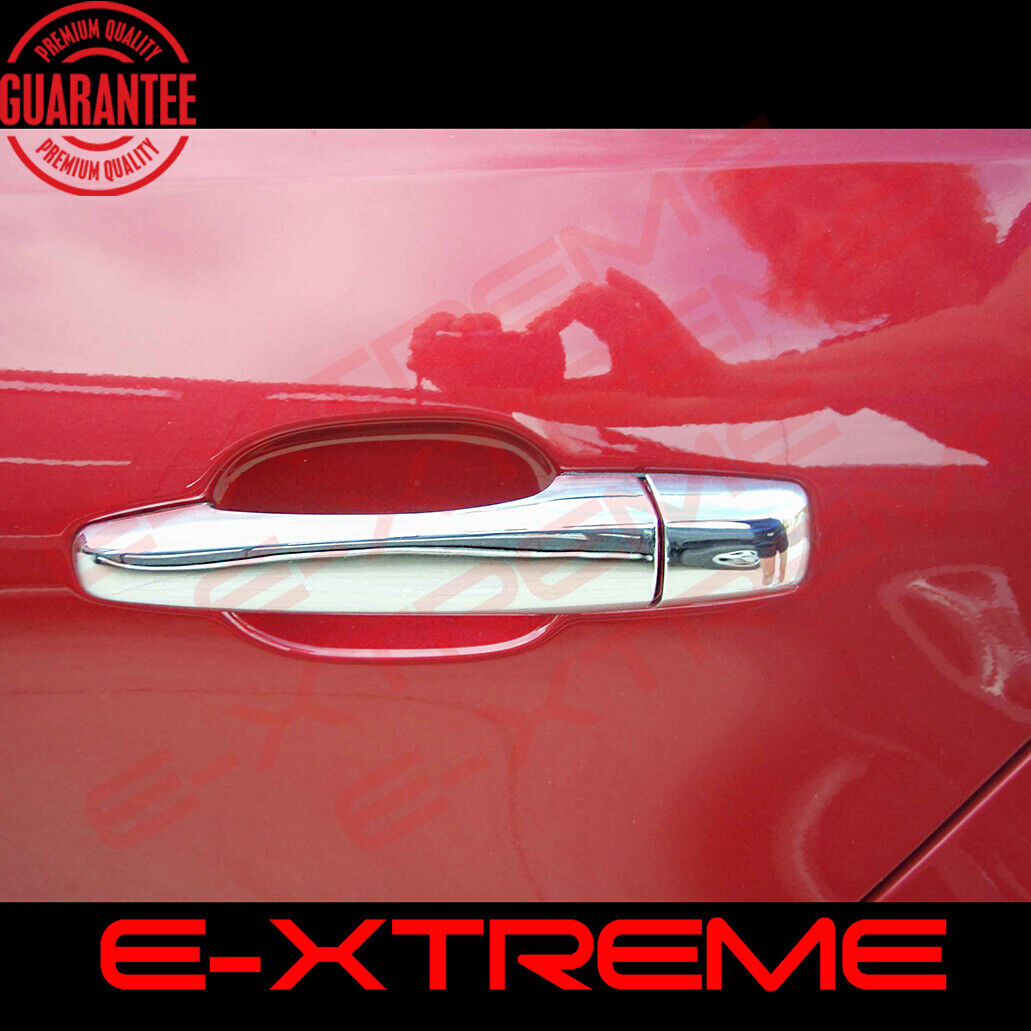 FOR CADILLAC SRX 04-09 CHROME 4 DOORS HANDLES COVERS W/OUT PASSENGER KEYHOLE