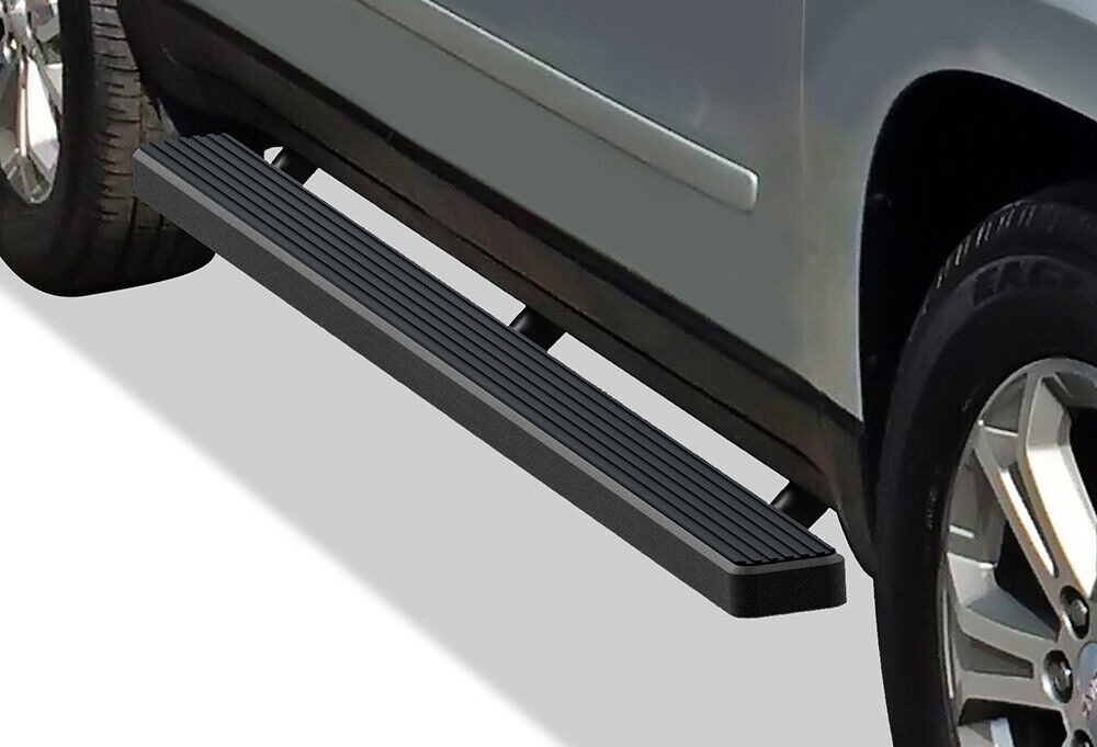 iBoard Running Boards 4in Matte Black Fit 07-17 Chevy Traverse Buick Enclave