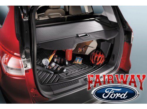 2013 thru 18 Escape OEM Genuine Ford Parts Cargo Security Shade - Charcoal Black