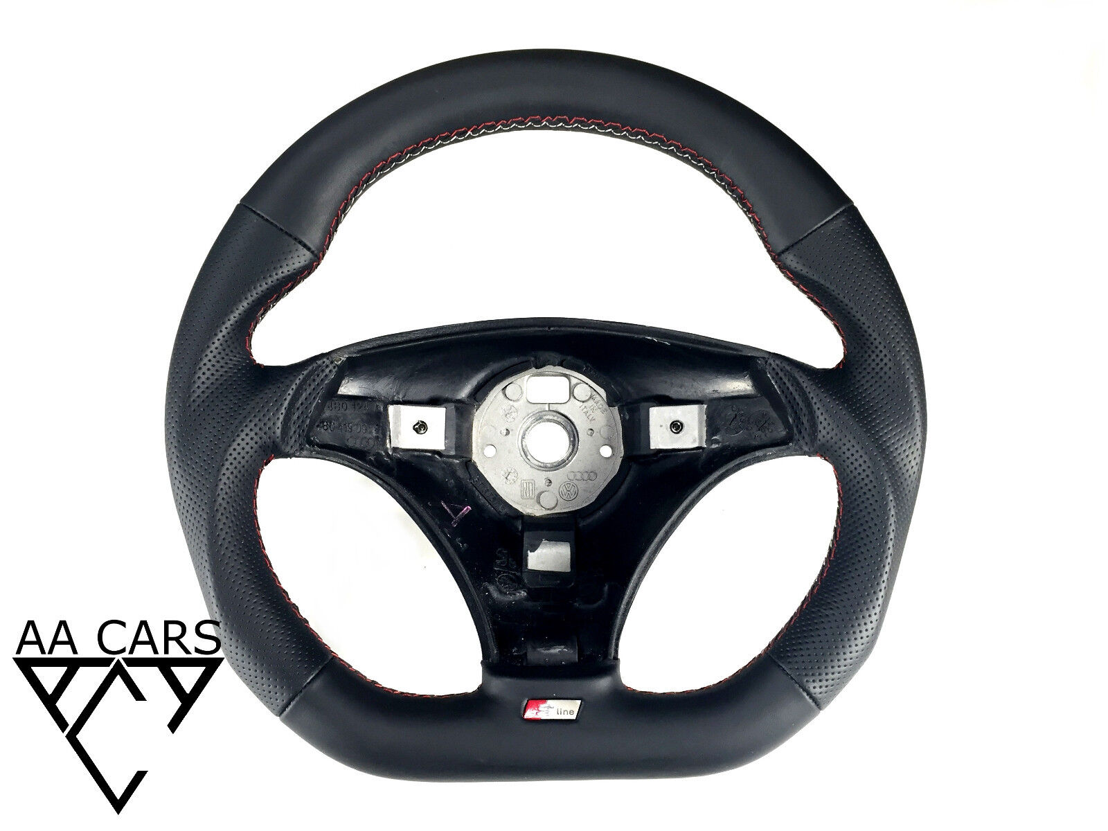  Steering Wheel AUDI a4 s4 b5 s6 a6 c5 a8 s8 d2 TT MK1 Flat Bottom new Leather