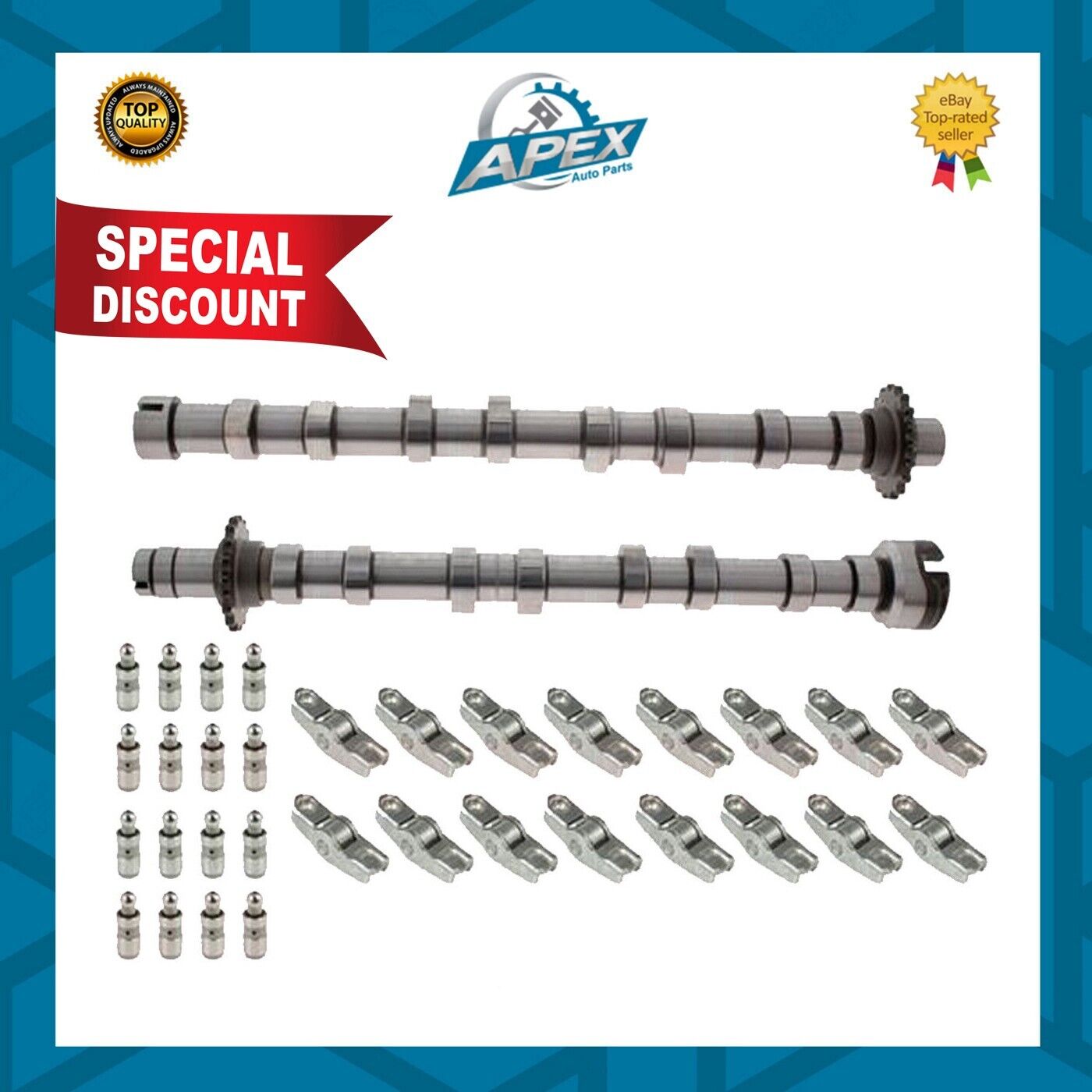 FORD KUGA MONDEO S-MAX 2.0 TDCI UFCA T7CK T8CG INLET & EXHAUST CAMSHAFT+ROCKERS