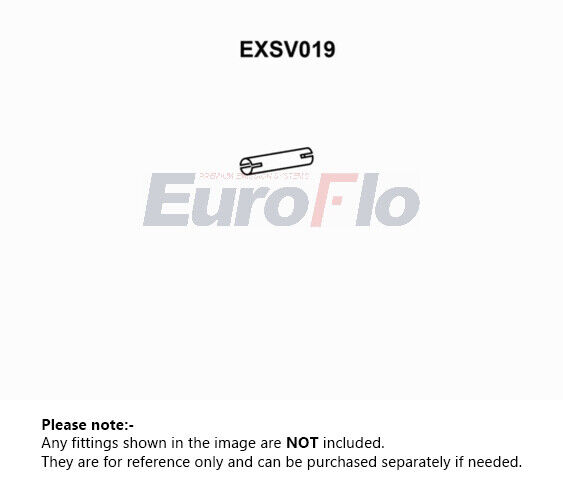 Exhaust Pipe fits RENAULT KANGOO FC0, KC0 1.9D 1997 on EuroFlo Quality New