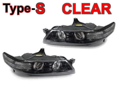 DEPO JDM Style Black Clear Bi-Xenon D2S Projector Headlights For 07-08 Acura TL