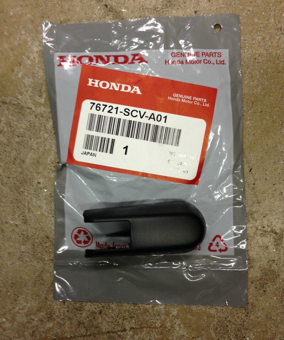Genuine OEM Honda Tail Gate Rear Windshield Wiper Arm Cover