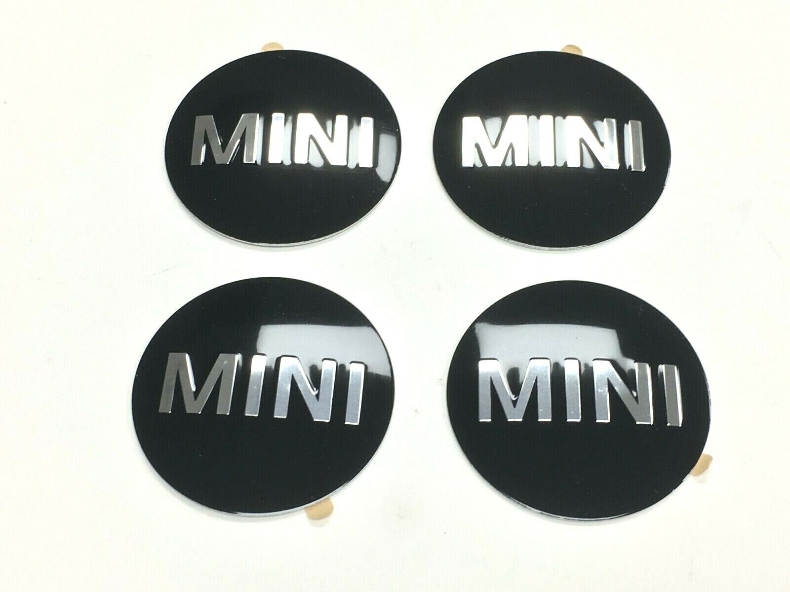 MINI Cooper Logo Wheel Center Cap Stickers 2002-2016 36136758687 R53 R56 R50 R52