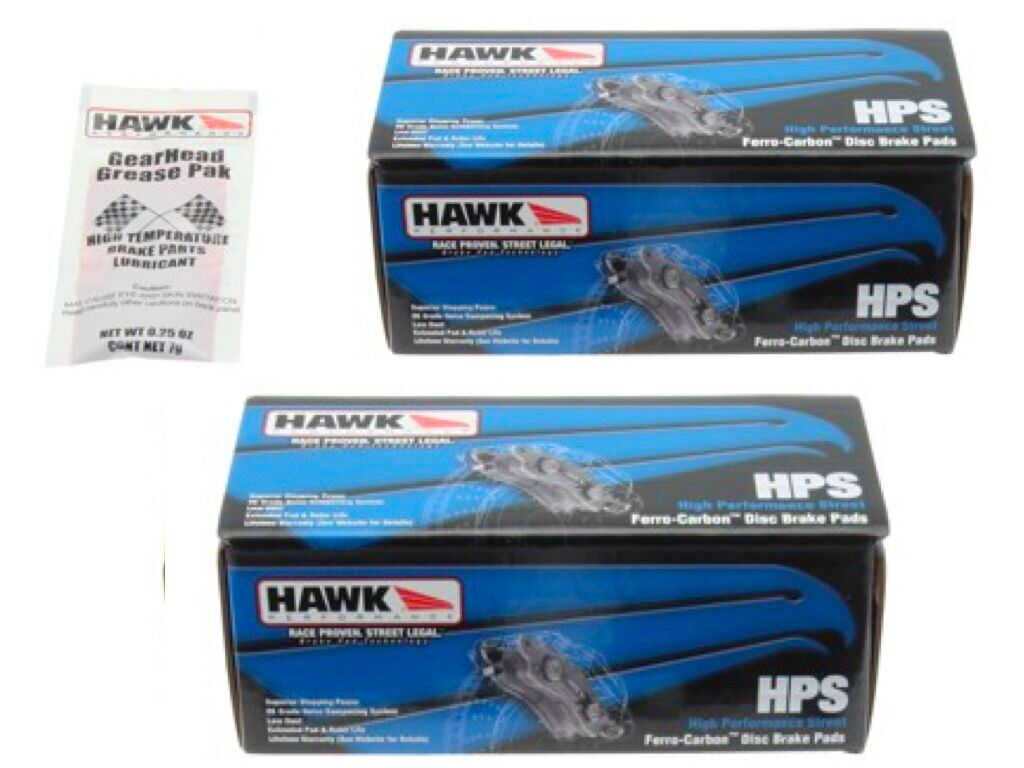 Hawk HPS Brake Pads Front + Rear 2010-2014 Genesis Coupe w/o Brembo 