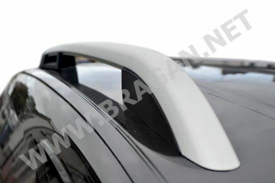 Roof Rails For Fiat Doblo 2010+ LWB Van Top Polished Aluminium Rack Styling Bars