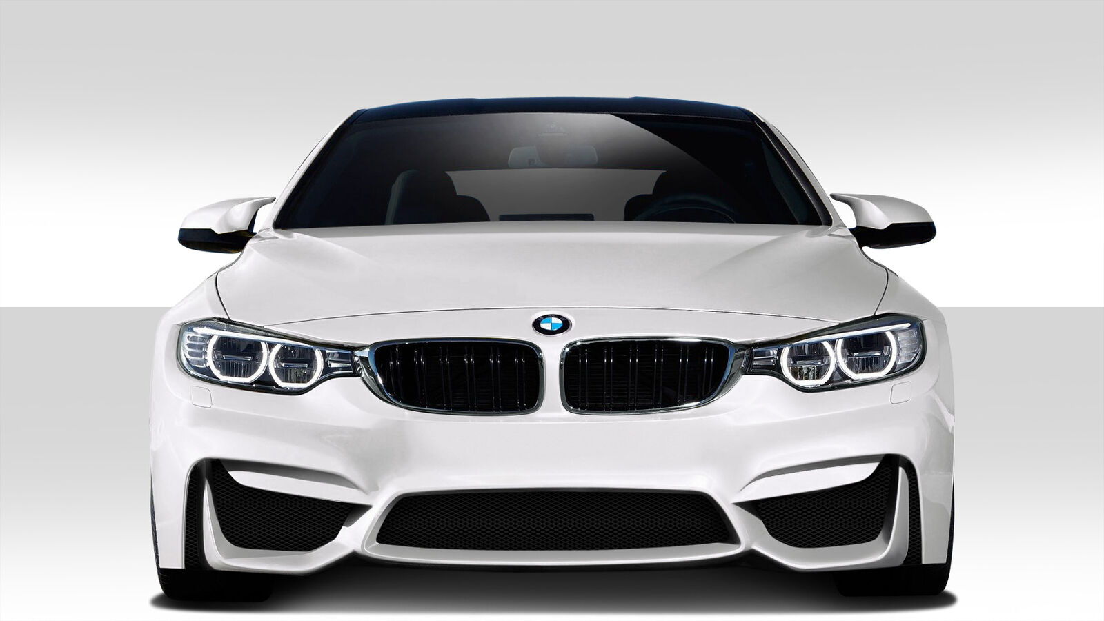 Duraflex 4 Series F32 M4 Look Front Bumper Cover - 1 Piece for 4-Series BMW 14-