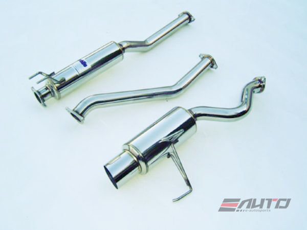 INVIDIA N1 101mm Stainless Tip Catback Exhaust EURO Civic SI TypeR EP3 Hatchback