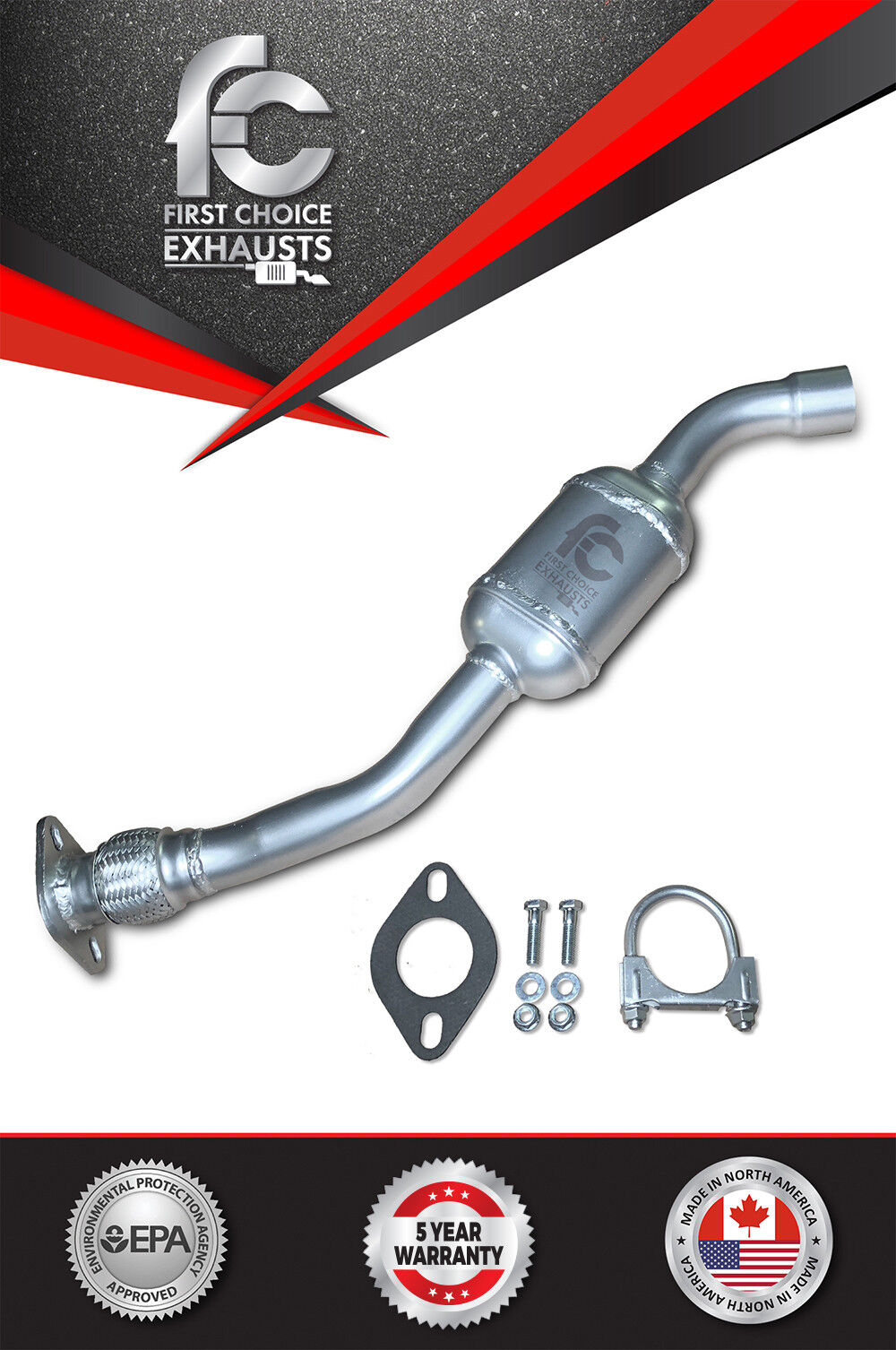 Catalytic Converter For 2000-2007 Ford Taurus 3.0L with flex Pipe Direct Fit