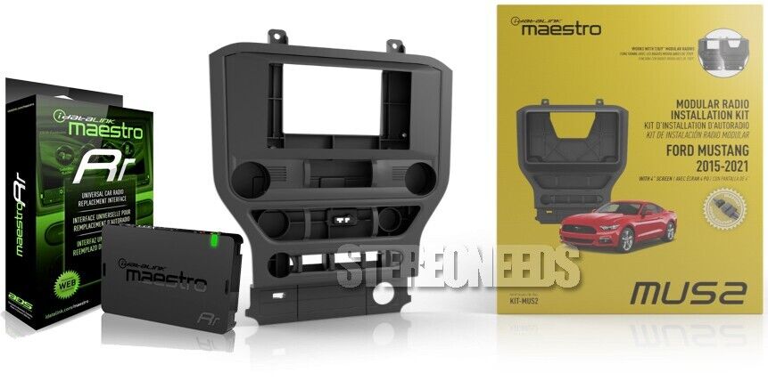 iDatalink Maestro KIT-MUS2 ADS-MRR Radio Installation Dash Kit for Ford Mustang