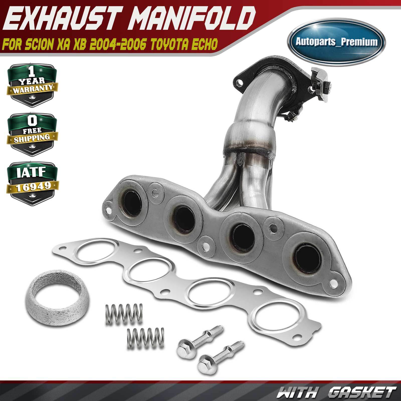 Exhaust Manifold w/ Gasket Kit for Scion xA xB 2004-2006 Toyota Echo 00-05 1.5L