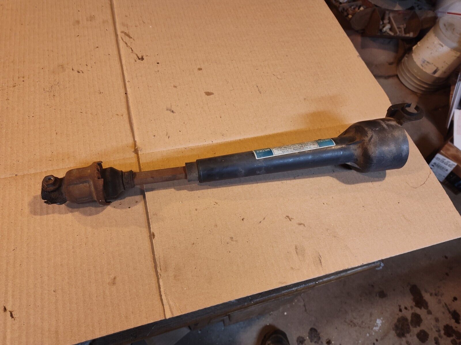 1994-1996 Chevy Caprice Impala SS Steering Shaft With Good Rubber Boot Complete