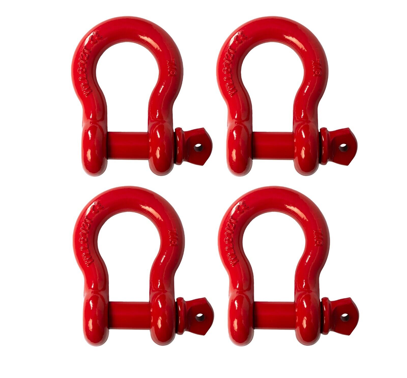 4x Bow Shackle Rigging Towing 7/8\