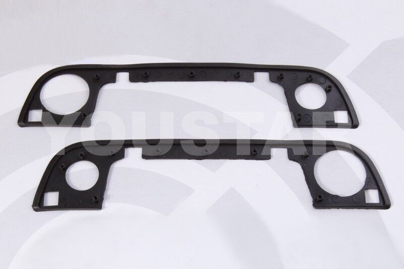 Front Door Handle Gaskets / Seals Replacement 2x for BMW 3 5 7 E32 E34 E36 Black