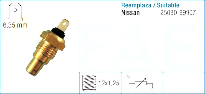 31650 sensor temperature for NISSAN Almera Sunny 100 NX 2508089907