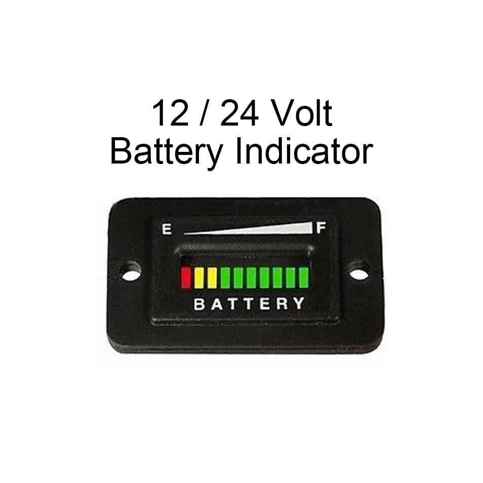 12V 12 Volt Marine Trolling Motor Battery Indicator Charge Status Power Meter
