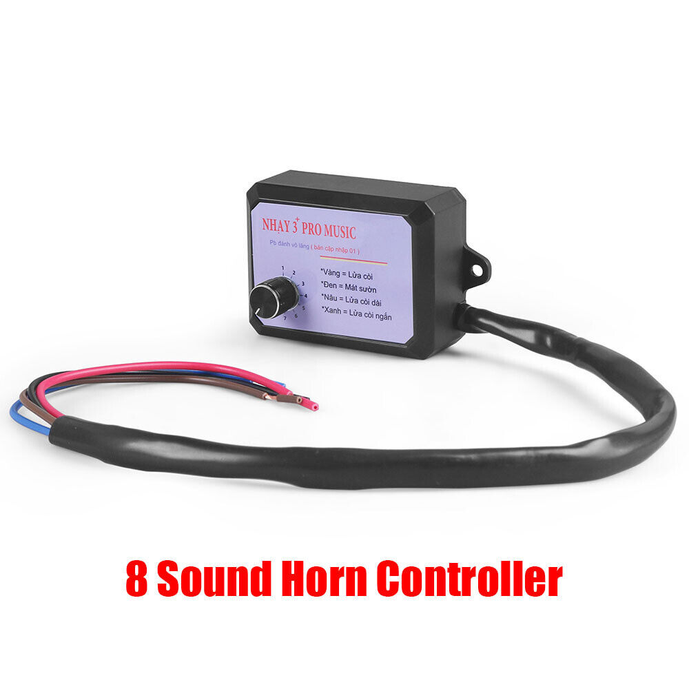 Nhay 3+ Pro Music Rapid Horn Relay 12-24V（8Tones ) For Motorcycle Car Boat Truck