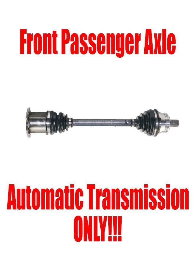 Front Right CV Axle Shaft Fits Audi A4 Quattro 2002-2009 Automatic Transmission