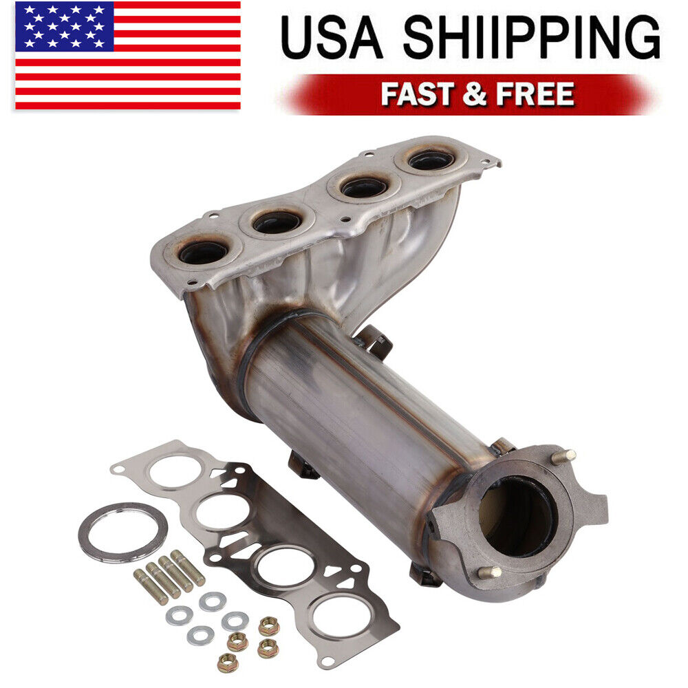 1 Set Catalytic Converter Pipe with Gasket Fit Toyota Camry Hybrid 2.4 2007-2011