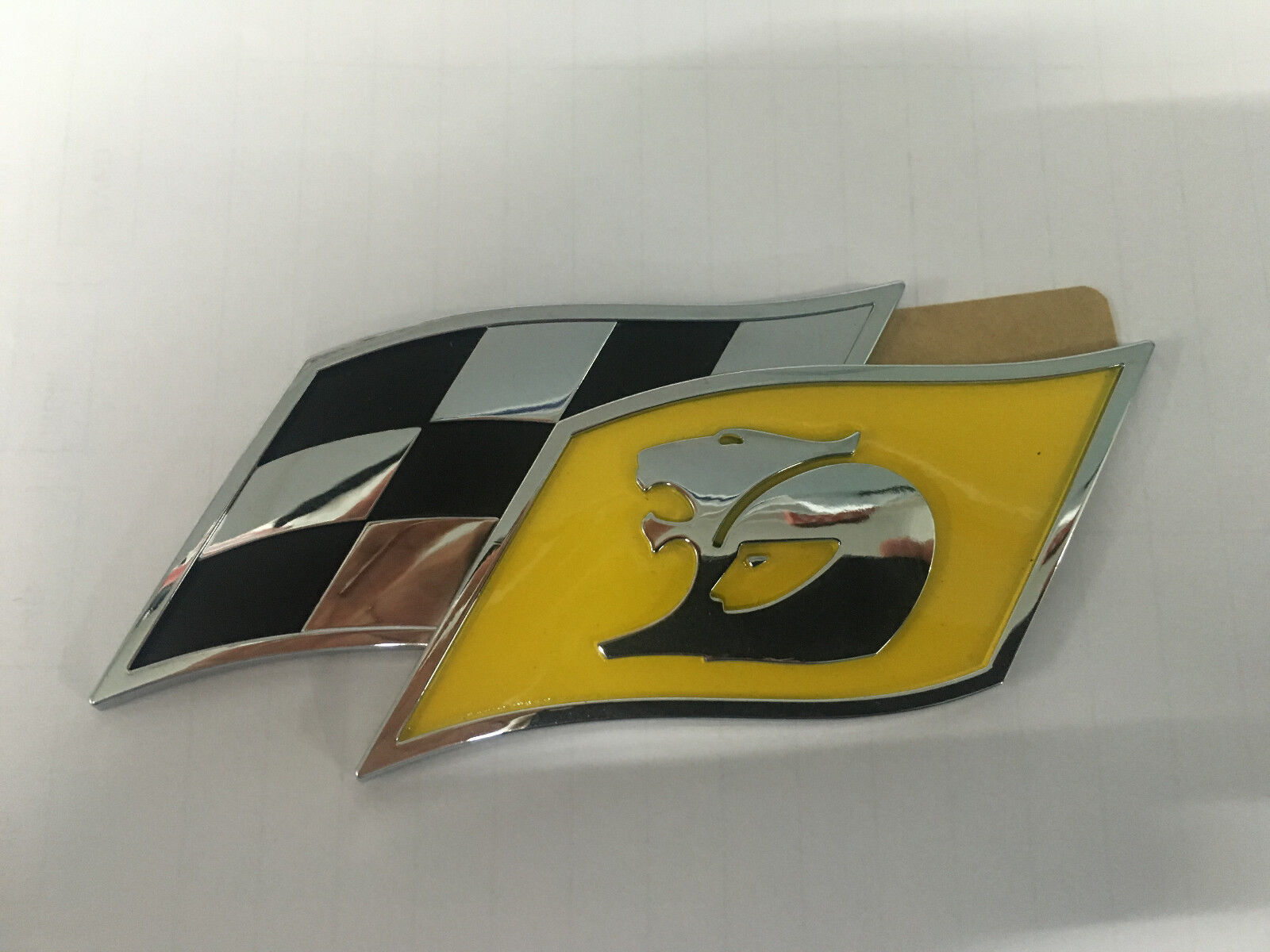 Brand New Genuine VE/VF HSV Bootlid Badge Yellow Flag
