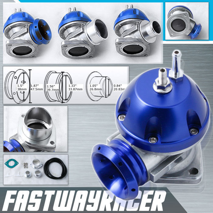 Version 2 Adjustable Blue Type-RS Type-S Turbo Blow Off Valve Bov 2.5'' Pipe 2.5