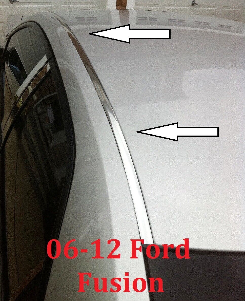 For 2006-2012 FORD FUSION CHROME ROOF TOP TRIM MOLDING KIT 