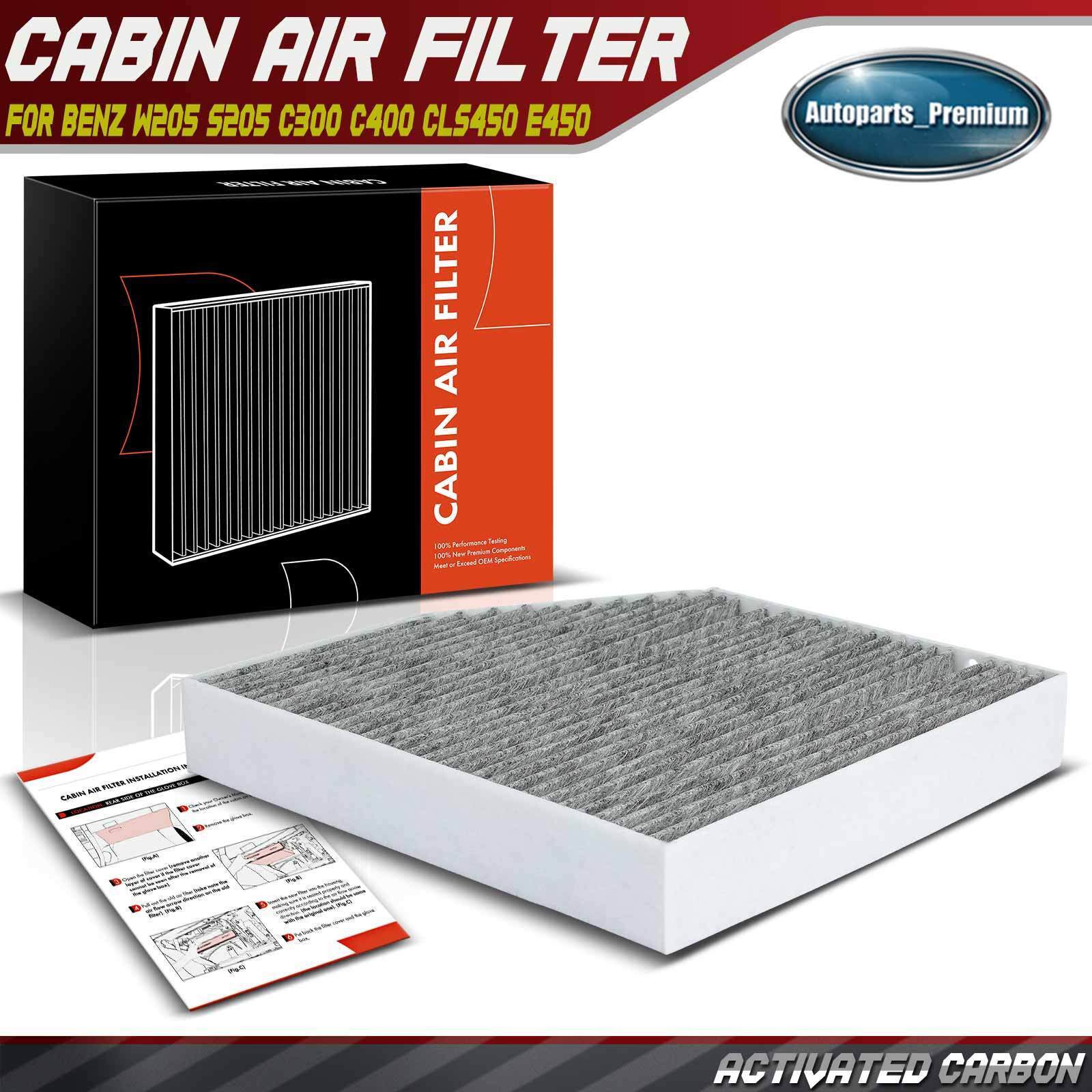 Activated Carbon Cabin Air Filter for Mercedes-Benz W205 S205 C300 C400 G63 AMG