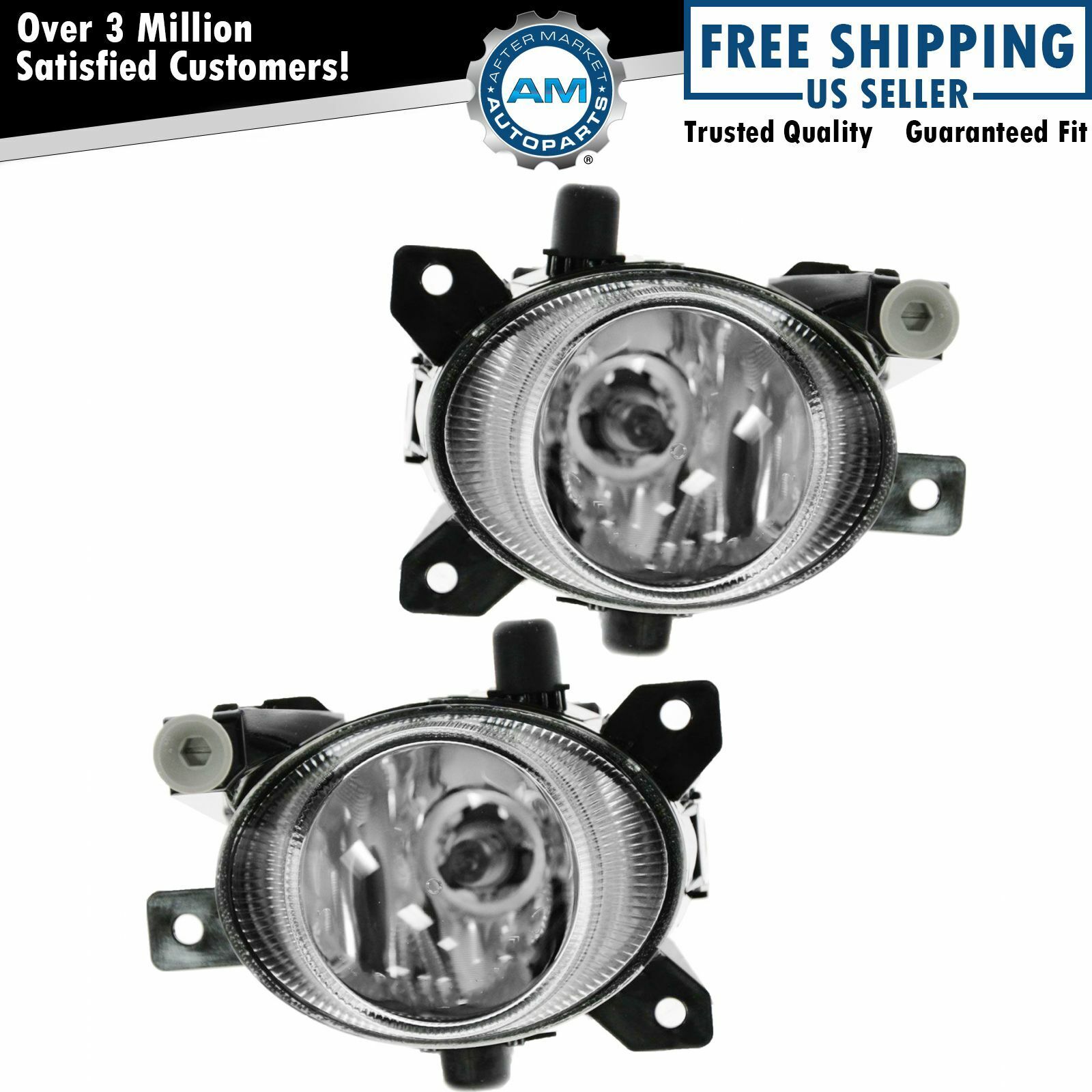 Fog Driving Lights Lamps Pair Set LH Left & RH Right for Saab 9-3 9-5
