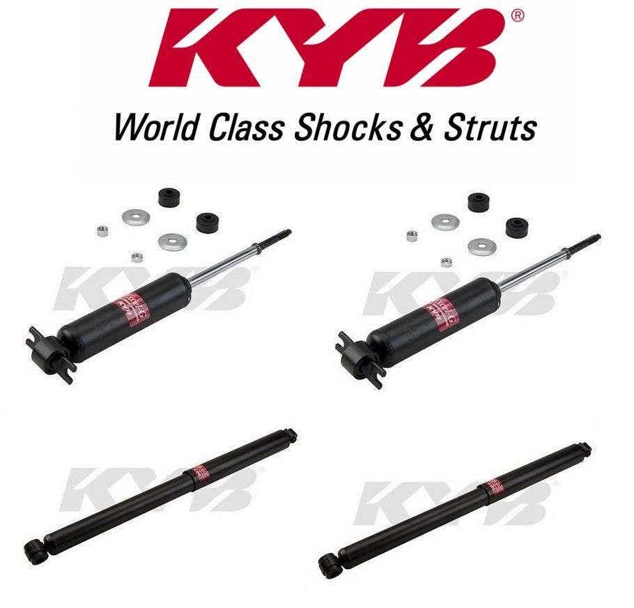 Set of 4 KYB Excel-G Shocks 2-Front & 2-Rear For Chevy Corvette NEW