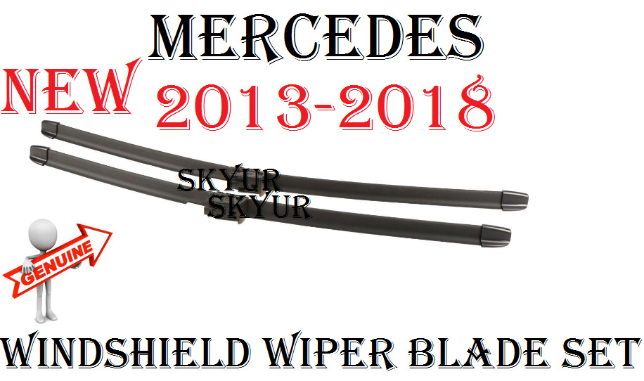 Windshield Wiper Blade Set 13-18 MERCEDES GLE350 GLE550 SL450 SL550 GENUINE