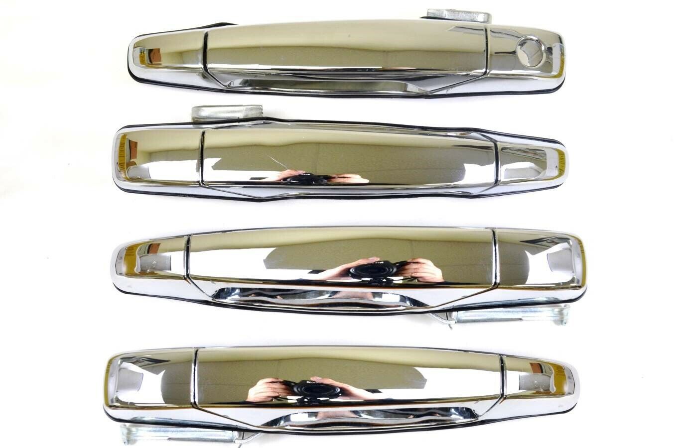 Chrome ABS Direct OE Replacement Outside Outer Exterior Door Handle Set of 4