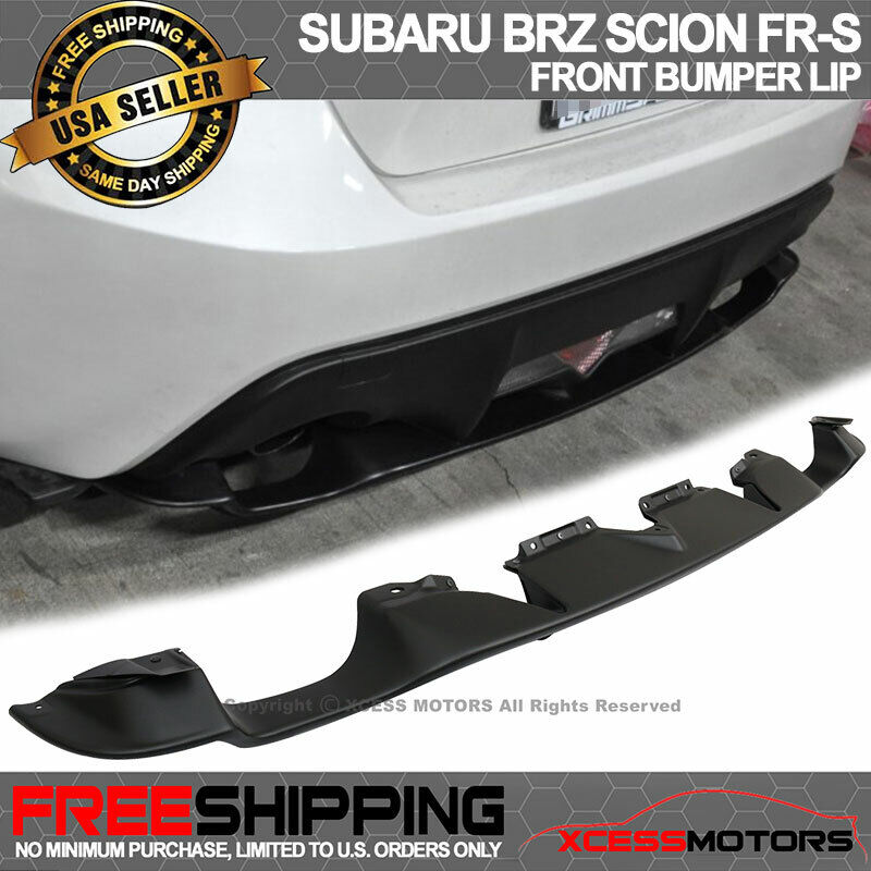 Fits 13-20 Scion FRS Subaru BRZ Toyota 86 OE Rear Bumper Diffuser Lip Spoiler PU