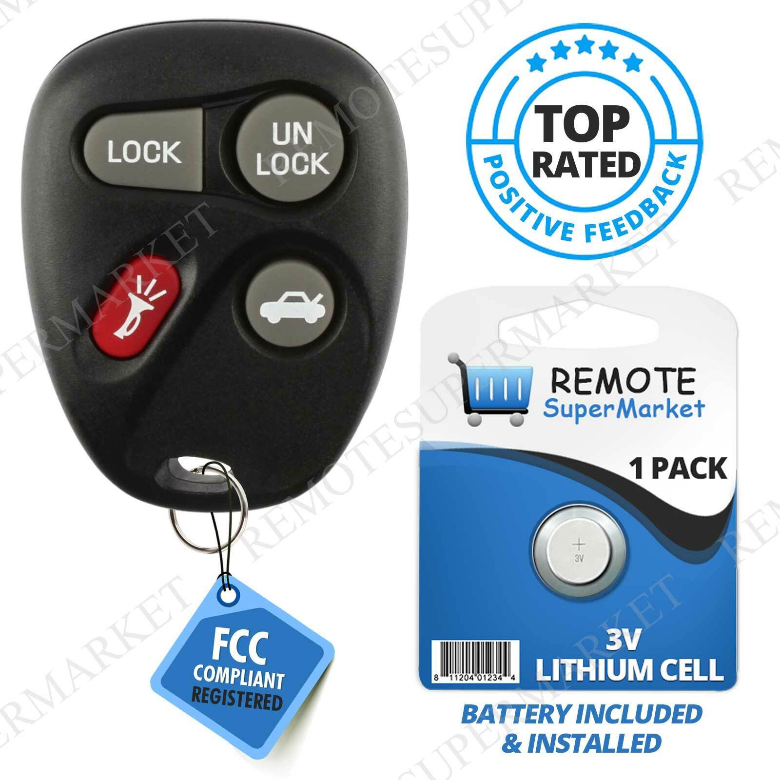 Replacement for Oldsmobile 88 98 Alero Aurora Remote Car Keyless Entry Key Fob