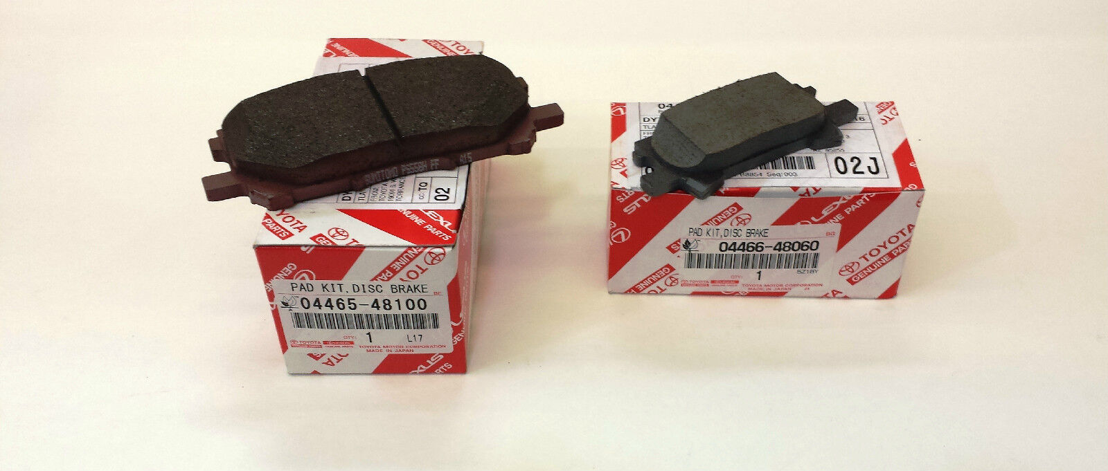 LEXUS OEM FACTORY FRONT AND REAR BRAKE PAD SET 2004-2009 RX330 RX350 RX400H 