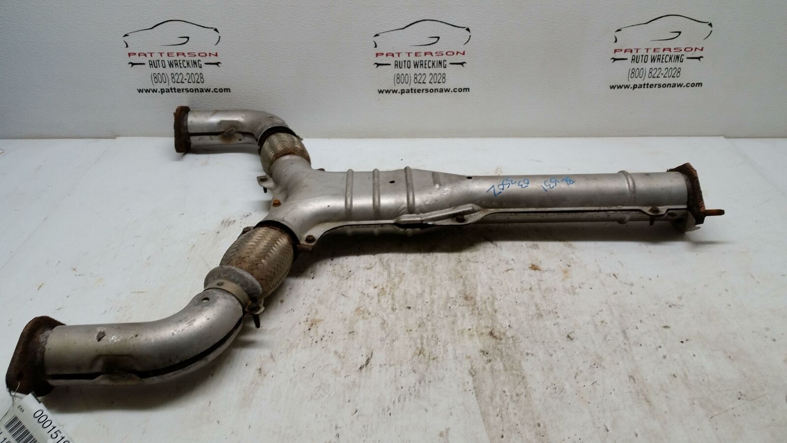 2003 NISSAN 350Z INTERMEDIATE PIPE (FROM TAILPIPE ASSEMBLY TO ENGINE DOWN PIPES)