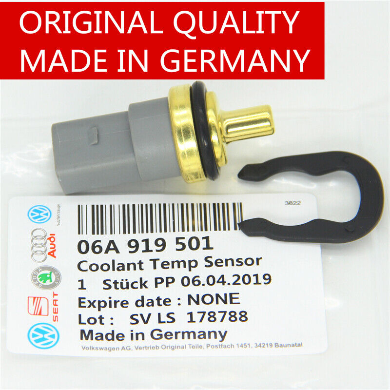 2 pins Coolant Temperature Sensor & O-Ring for VW Volkswagen Audi 06A919501A