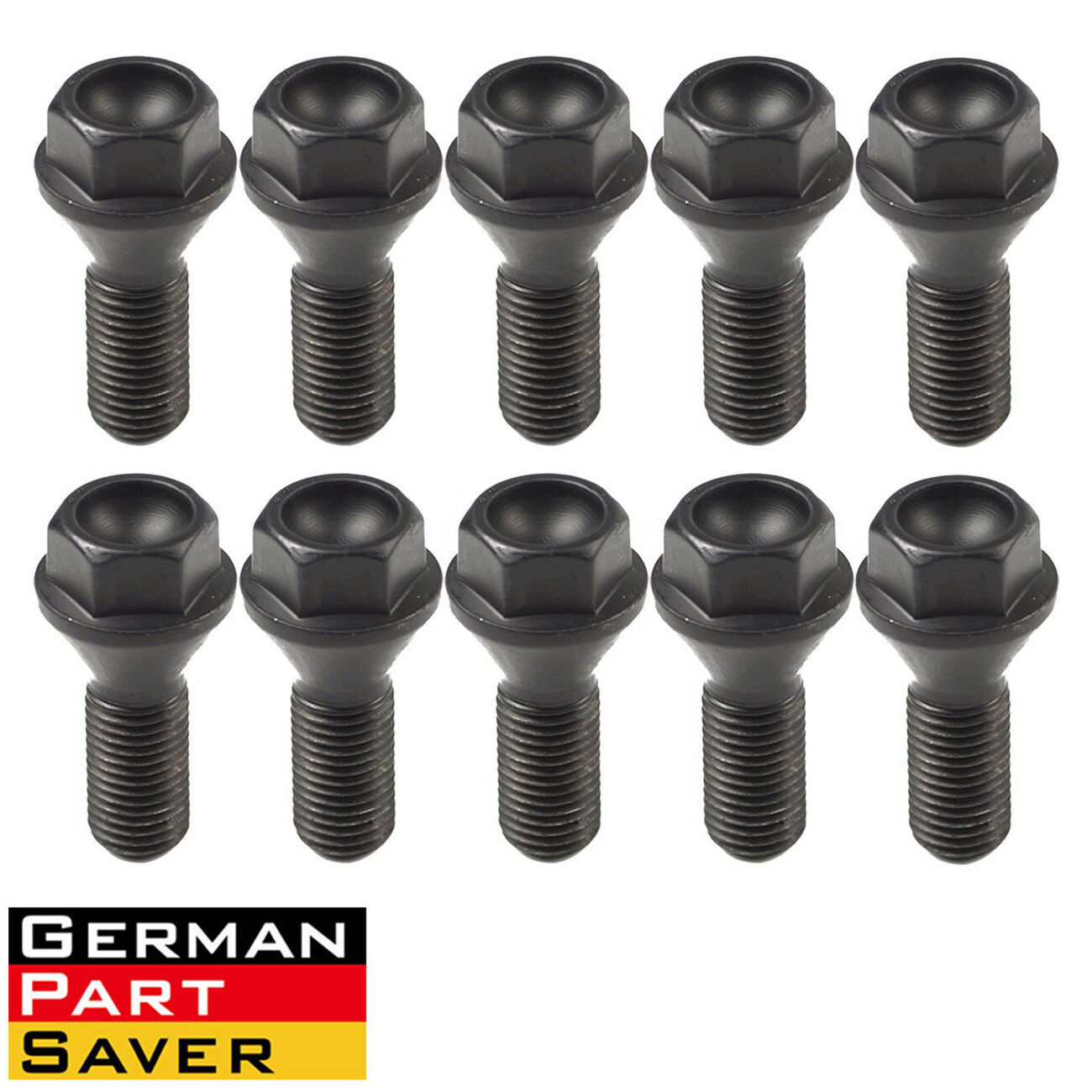 Set of 10 Wheel Lug Bolts Nuts 12 X1.5mm For BMW E46 E90 E39 E60 E53 36136781150